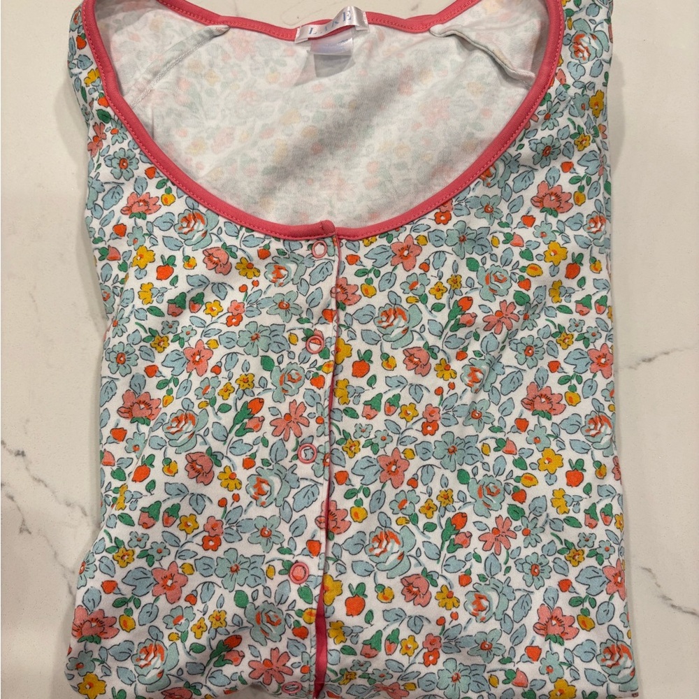 Pima Maternity Shorts Set in Elizabeth Floral